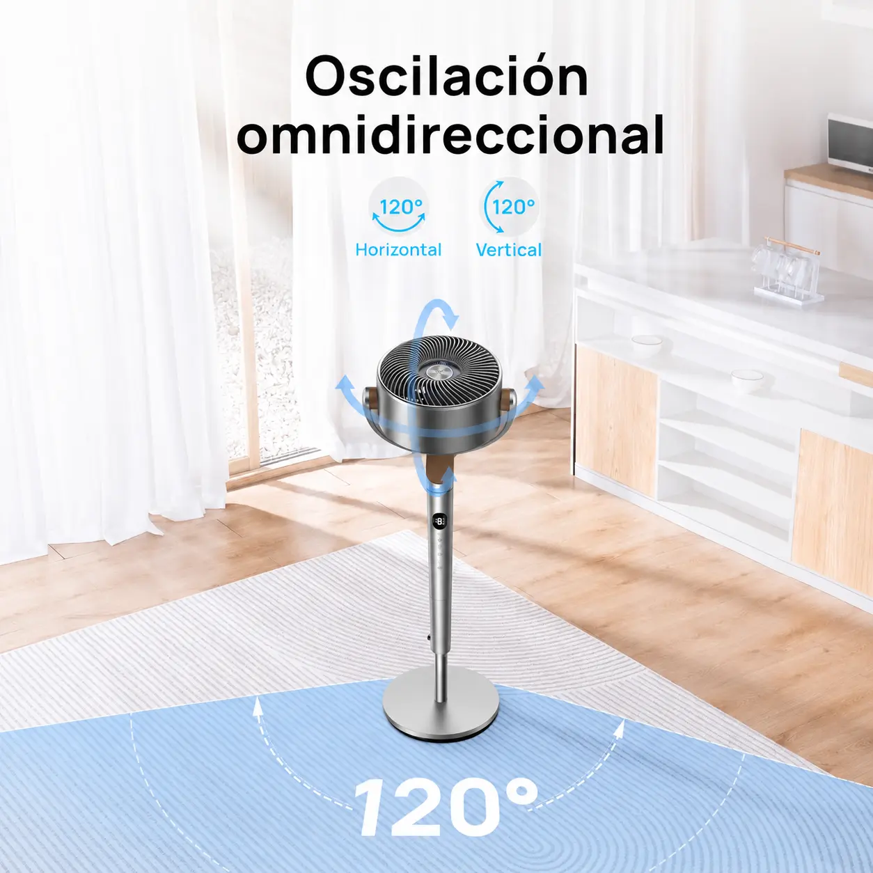 Dreo PolyFan 502 — 8 velocidades y 3 modos — imagen 5